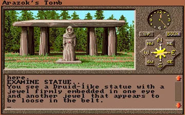 Arazok's Tomb screen shot game playing